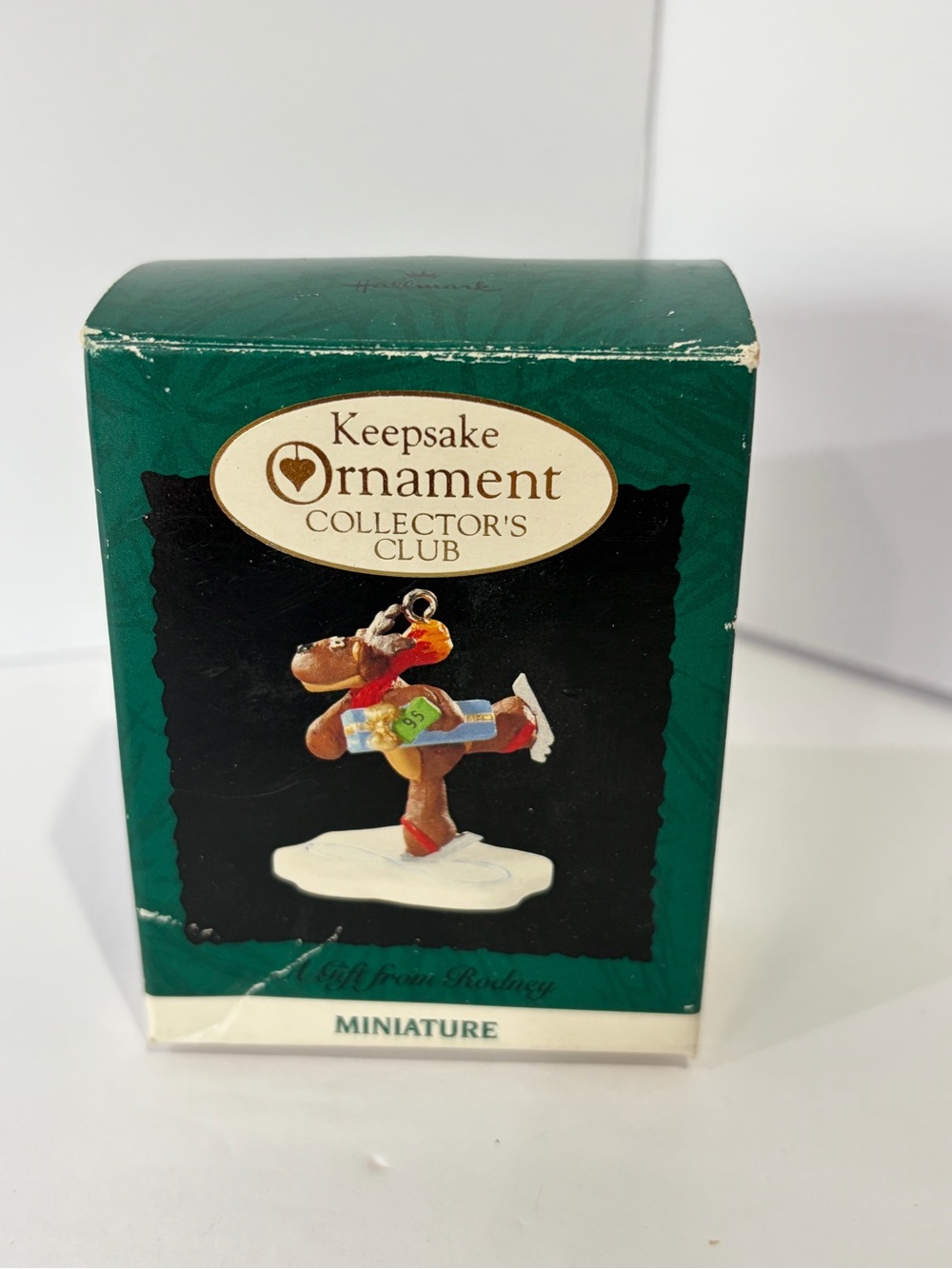 Vintage 1995 Hallmark Keepsake Collector’s Club A Gift From Rodney Ornament